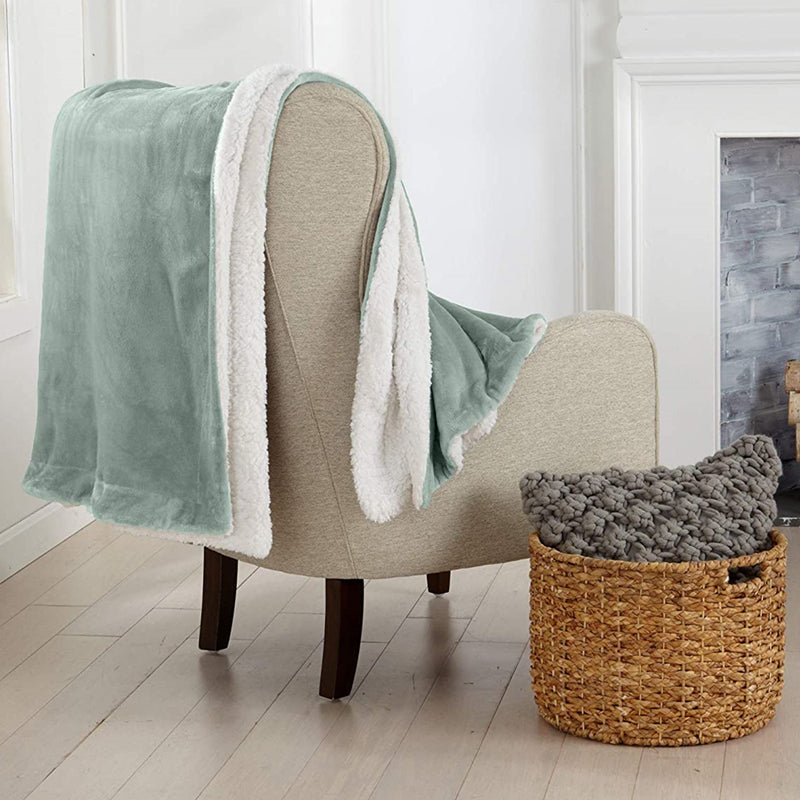 Sherpa Fleece Blanket,Warm Microfiber Throws