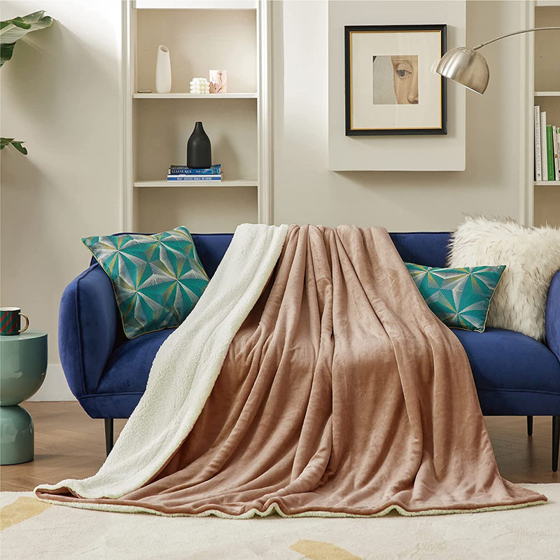 Sherpa Fleece Blanket,Warm Microfiber Throws