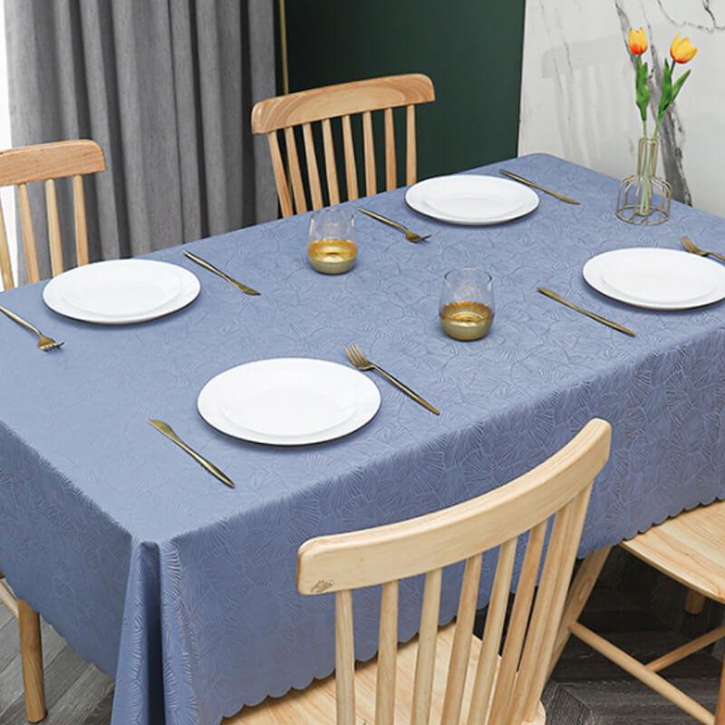 Jacquard Waterproof & Oilproof Oilcloth Tablecloth