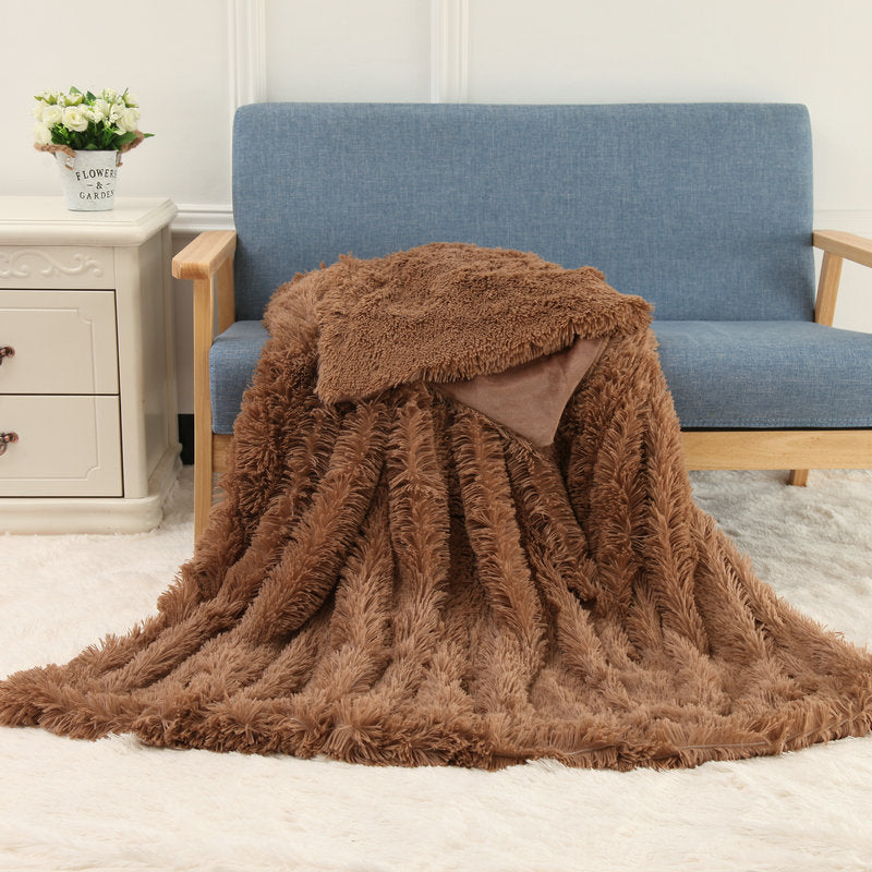 Super Soft Fluffy Throw Blanket