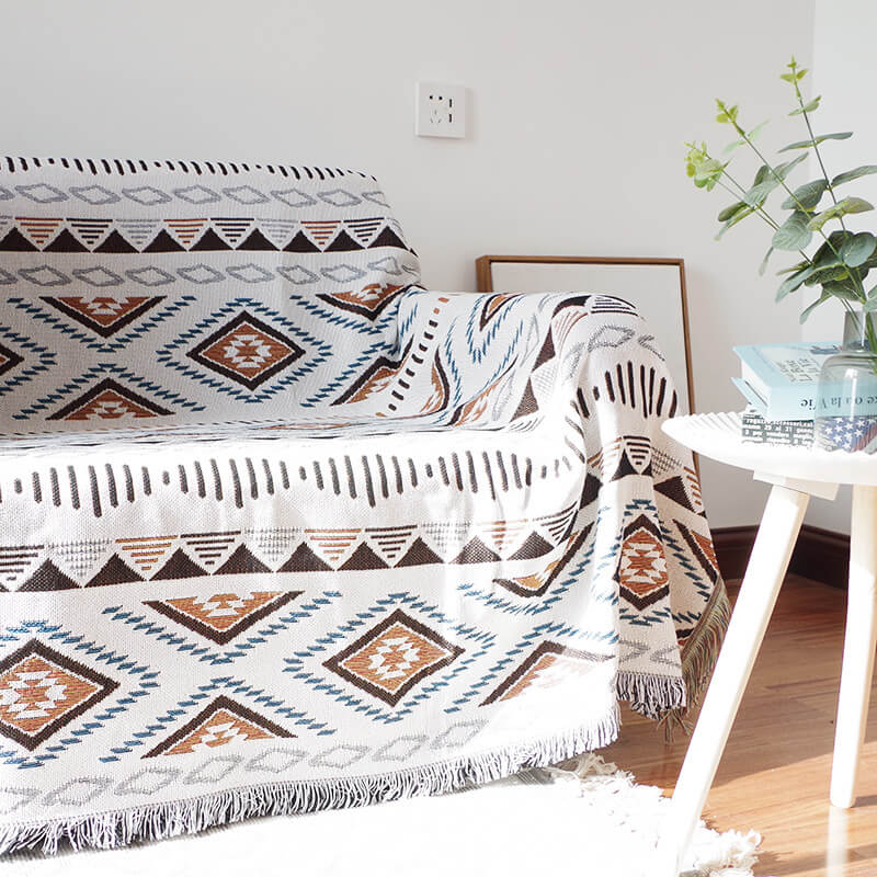 Bohemian Throw Blankets with Tassels