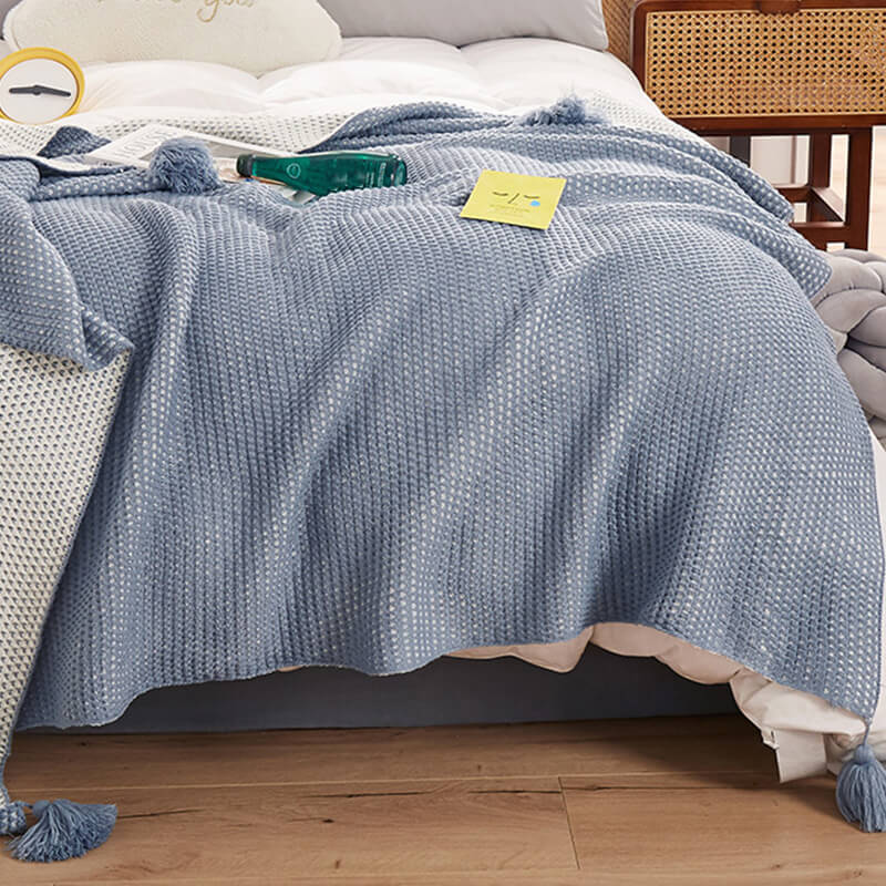 Comfortable Keep Warm Cellular Blankets for Adults