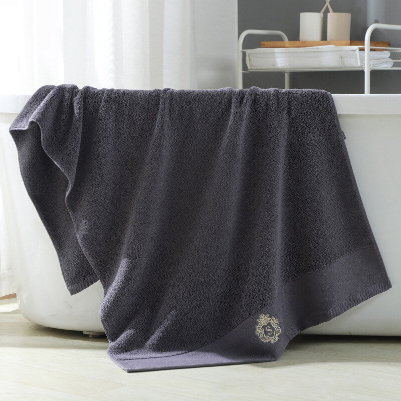 2Pcs Luxury Cotton Super Soft Bath Towel 400GSM