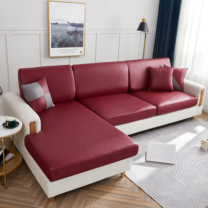 Waterproof PU Leather Sofa Cushion Covers