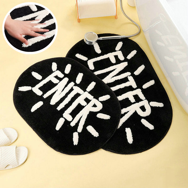 Bath Rug Bathroom Toilet Mat Non-Slip Design
