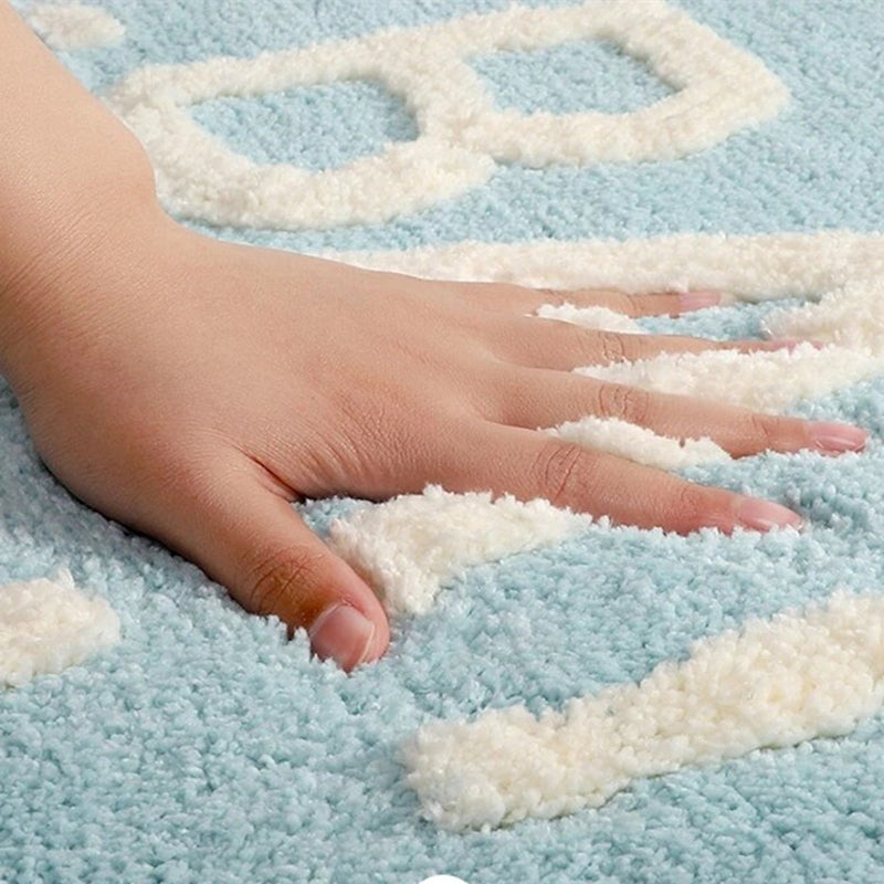 Bath Rug Bathroom Toilet Mat Non-Slip Design