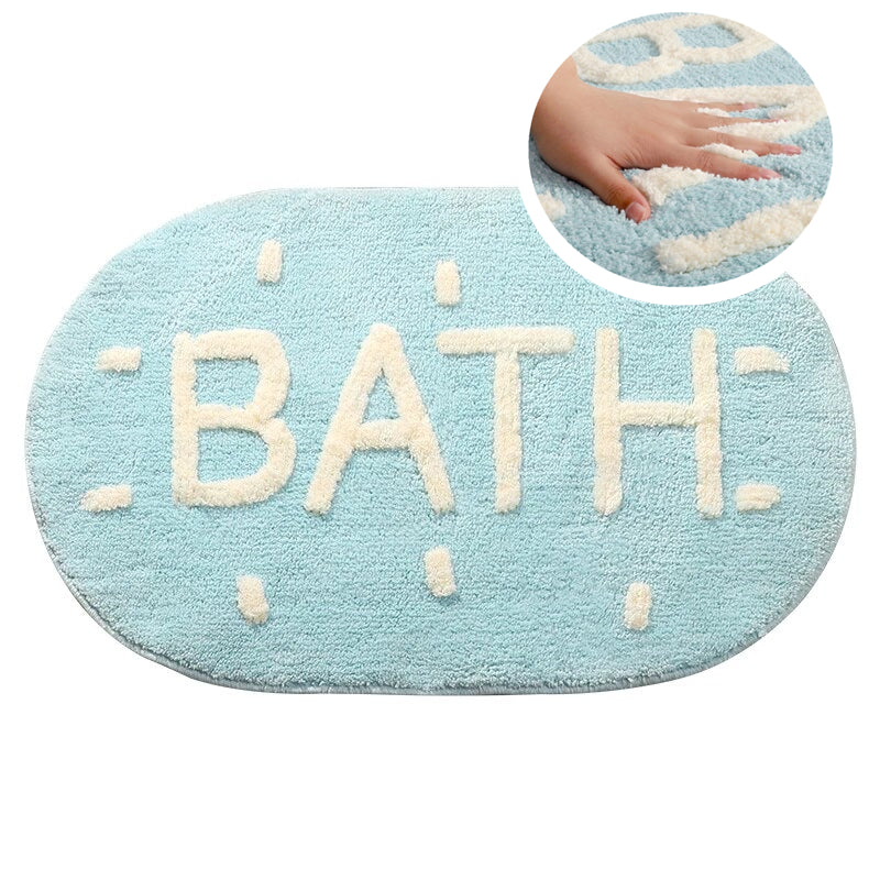 Bath Rug Bathroom Toilet Mat Non-Slip Design