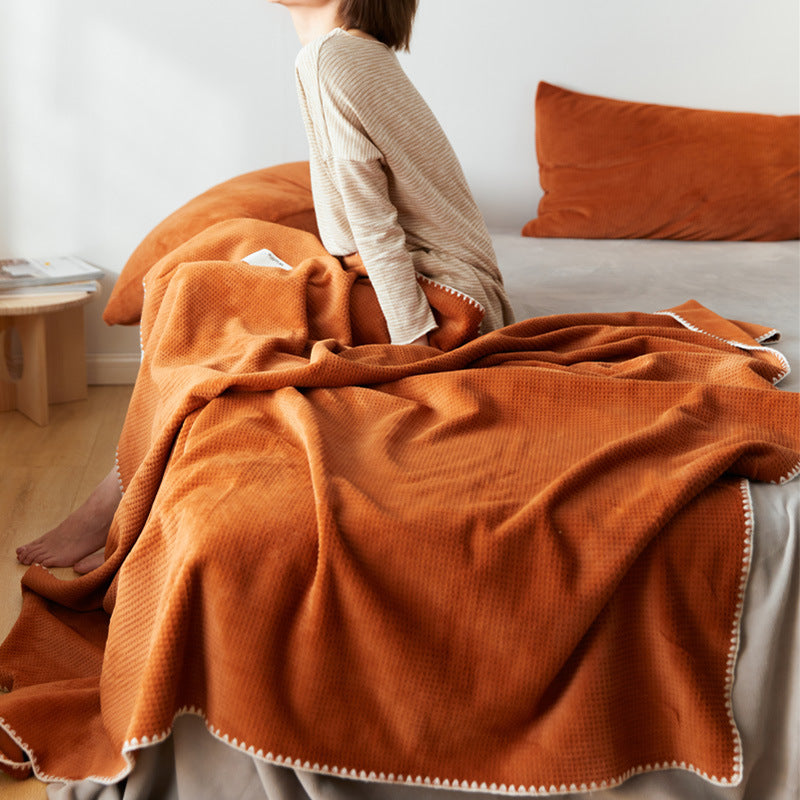 Fleece Lightweight Bed Blanket for Nap