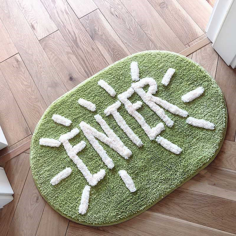 Bath Rug Bathroom Toilet Mat Non-Slip Design