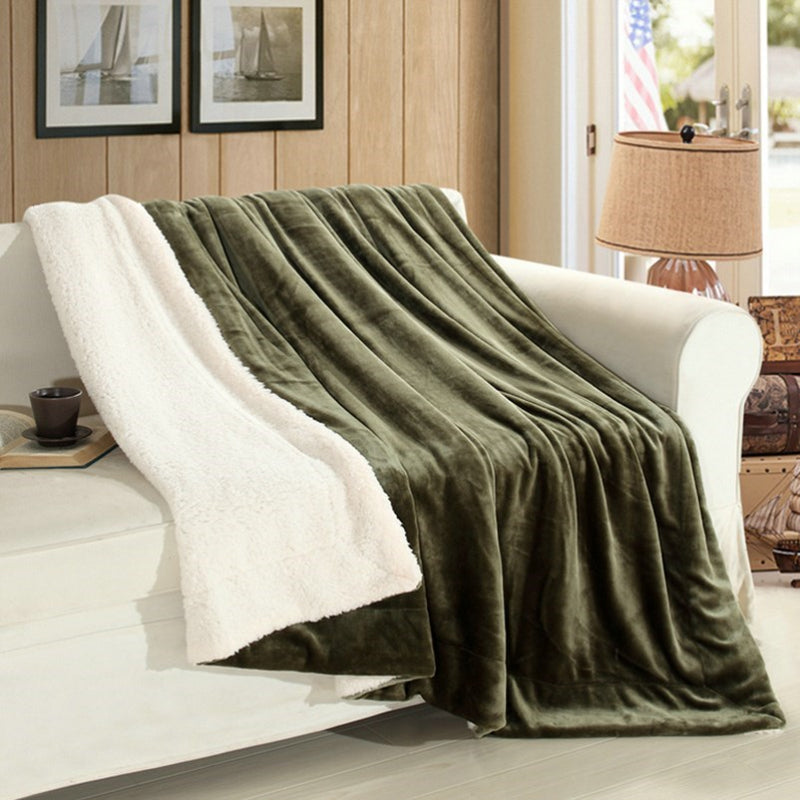 Sherpa Fleece Blanket,Warm Microfiber Throws