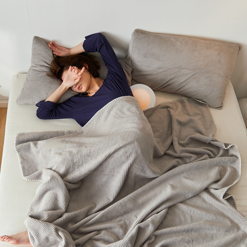 Fleece Lightweight Bed Blanket for Nap
