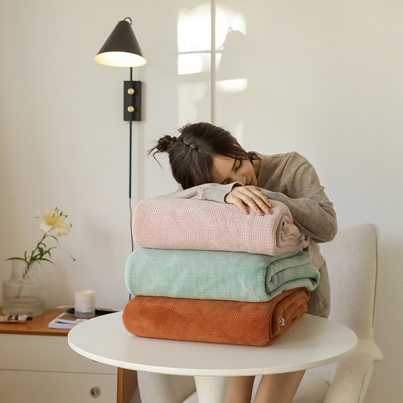 Fleece Lightweight Bed Blanket for Nap
