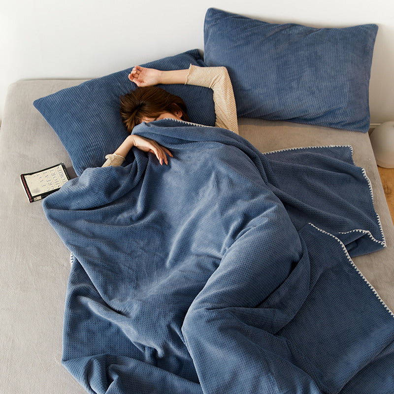 Fleece Lightweight Bed Blanket for Nap