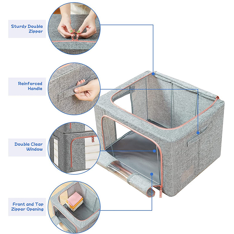 2/3Packs Large Capacity Bedding Storage Bag for Blanket