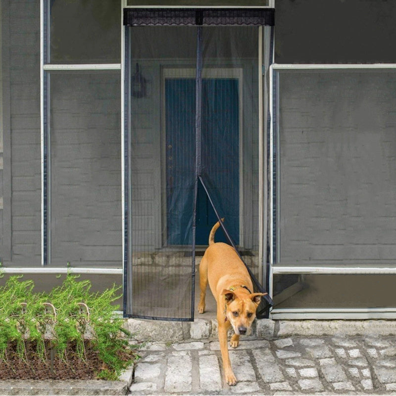 Magnetic Screen Door, Fly Screen for Patio Doors Black