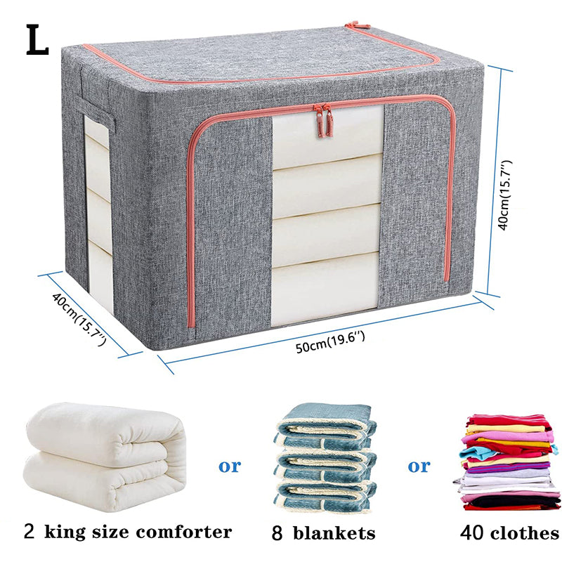 2/3Packs Large Capacity Bedding Storage Bag for Blanket