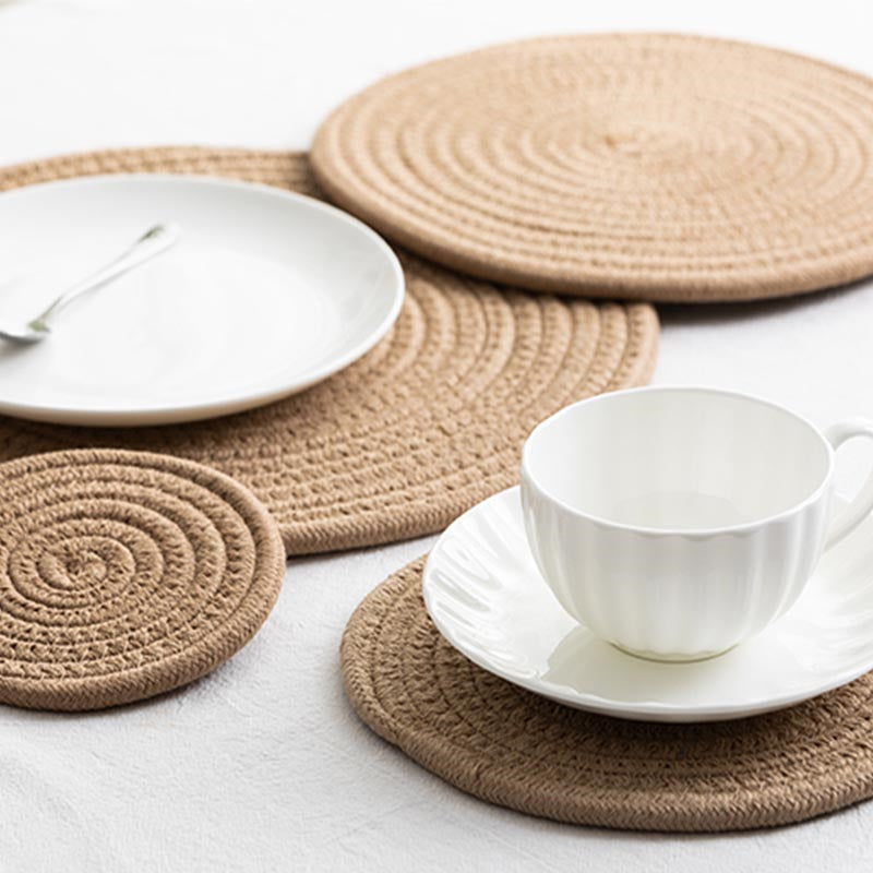 Round Cotton Placemat Set of 4