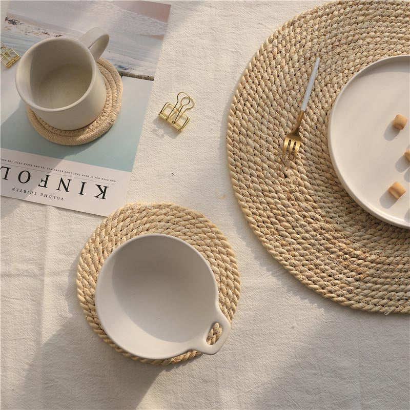 Round Cotton Placemat Set of 4