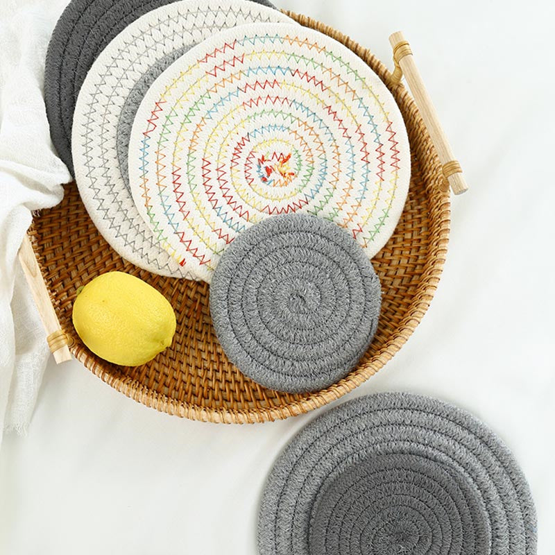 Round Cotton Placemat Set of 4