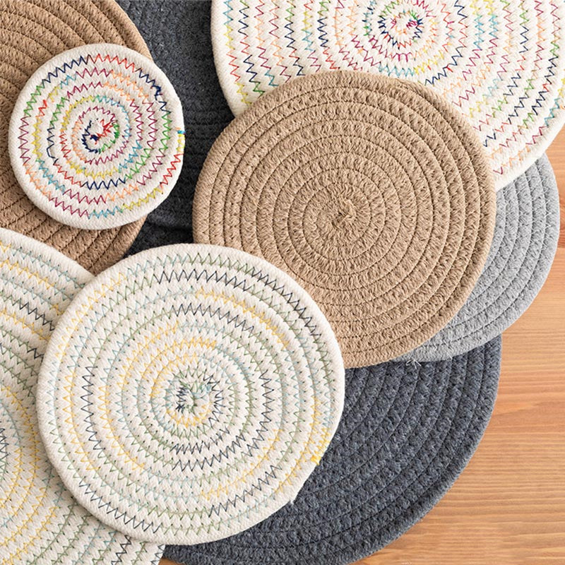 Round Cotton Placemat Set of 4