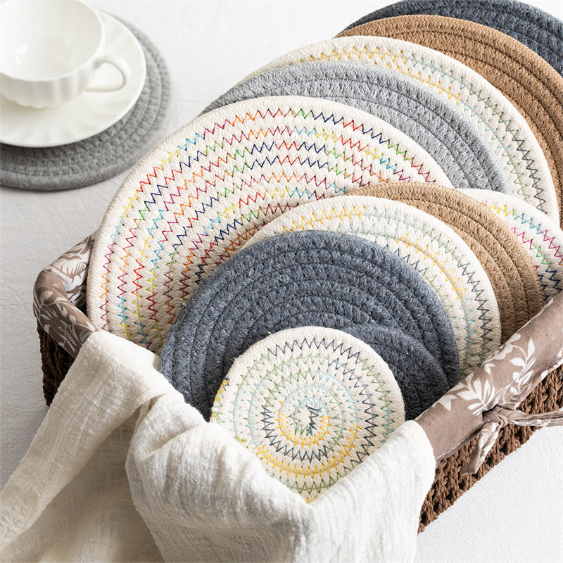 Round Cotton Placemat Set of 4
