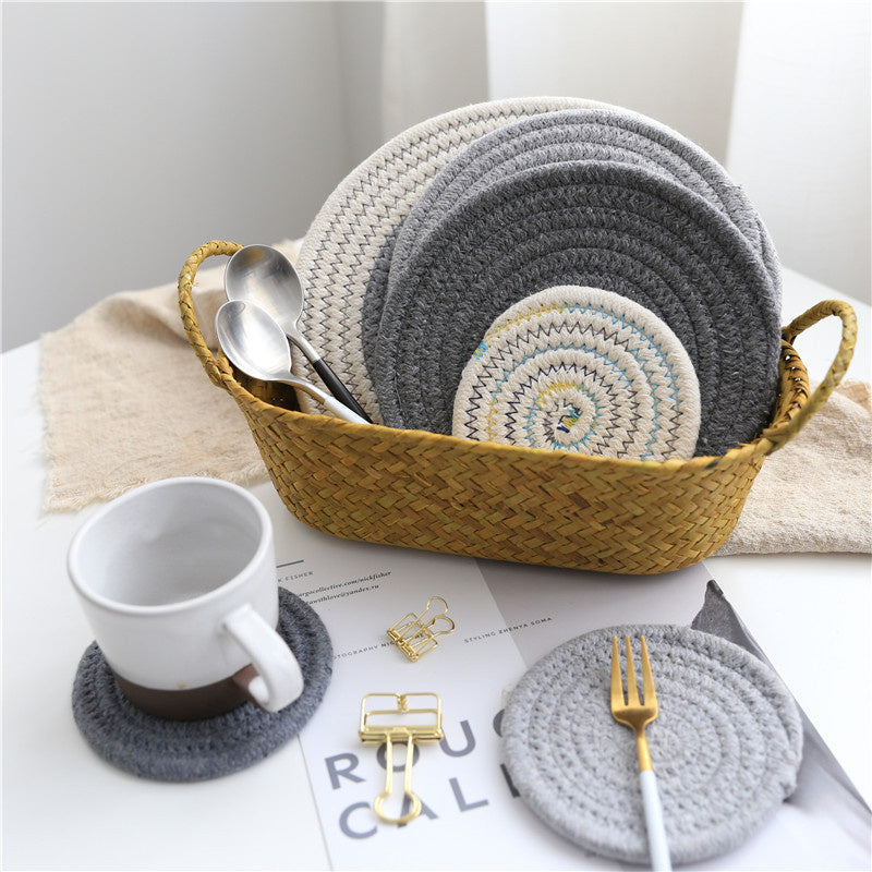 Round Cotton Placemat Set of 4