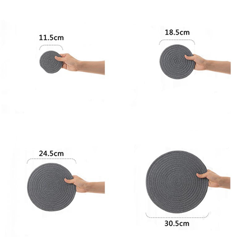Round Cotton Placemat Set of 4