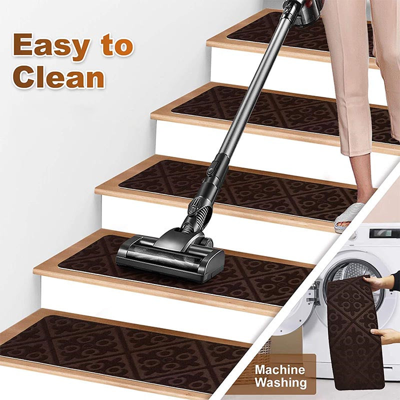 Non-slip And Durable Washable Stair Carpet Treads