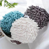 Load image into Gallery viewer, 2/3Pcs Chenille Hand Towel with Lanyard