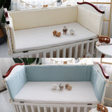 Load image into Gallery viewer, Removable Mesh Breathable Cot Bumper with Fixed Strap