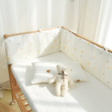 Load image into Gallery viewer, Removable Mesh Breathable Cot Bumper with Fixed Strap