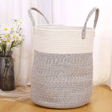 Load image into Gallery viewer, Cotton Rope Laundry Basket with Handle