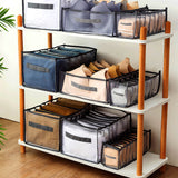 Load image into Gallery viewer, 5 Pcs Grid Wardrobe Clothes Organizer Box