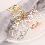 Load image into Gallery viewer, Gold &amp; Sliver Napkin Rings Set of 6