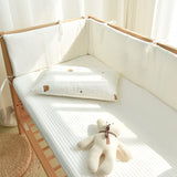 Load image into Gallery viewer, Removable Mesh Breathable Cot Bumper with Fixed Strap