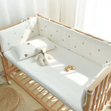 Load image into Gallery viewer, Removable Mesh Breathable Cot Bumper with Fixed Strap