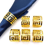 Load image into Gallery viewer, Gold &amp; Sliver Napkin Rings Set of 6