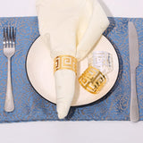 Load image into Gallery viewer, Gold &amp; Sliver Napkin Rings Set of 6