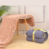 Load image into Gallery viewer, Large Cable Knitted Soft Blankets