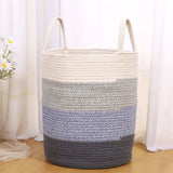 Load image into Gallery viewer, Cotton Rope Laundry Basket with Handle