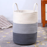 Load image into Gallery viewer, Cotton Rope Laundry Basket with Handle