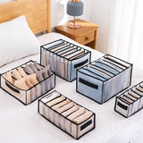 Load image into Gallery viewer, 5 Pcs Grid Wardrobe Clothes Organizer Box