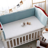 Load image into Gallery viewer, Removable Mesh Breathable Cot Bumper with Fixed Strap