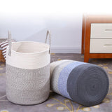 Load image into Gallery viewer, Cotton Rope Laundry Basket with Handle