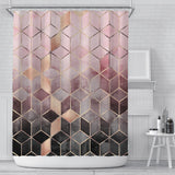 Load image into Gallery viewer, Waterproof Shower Curtain with Plastic Hooks