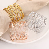 Load image into Gallery viewer, Gold &amp; Sliver Napkin Rings Set of 6