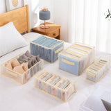 Load image into Gallery viewer, 5 Pcs Grid Wardrobe Clothes Organizer Box