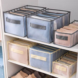 Load image into Gallery viewer, 5 Pcs Grid Wardrobe Clothes Organizer Box