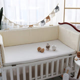 Load image into Gallery viewer, Removable Mesh Breathable Cot Bumper with Fixed Strap