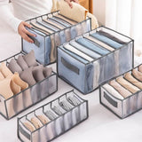 Load image into Gallery viewer, 5 Pcs Grid Wardrobe Clothes Organizer Box